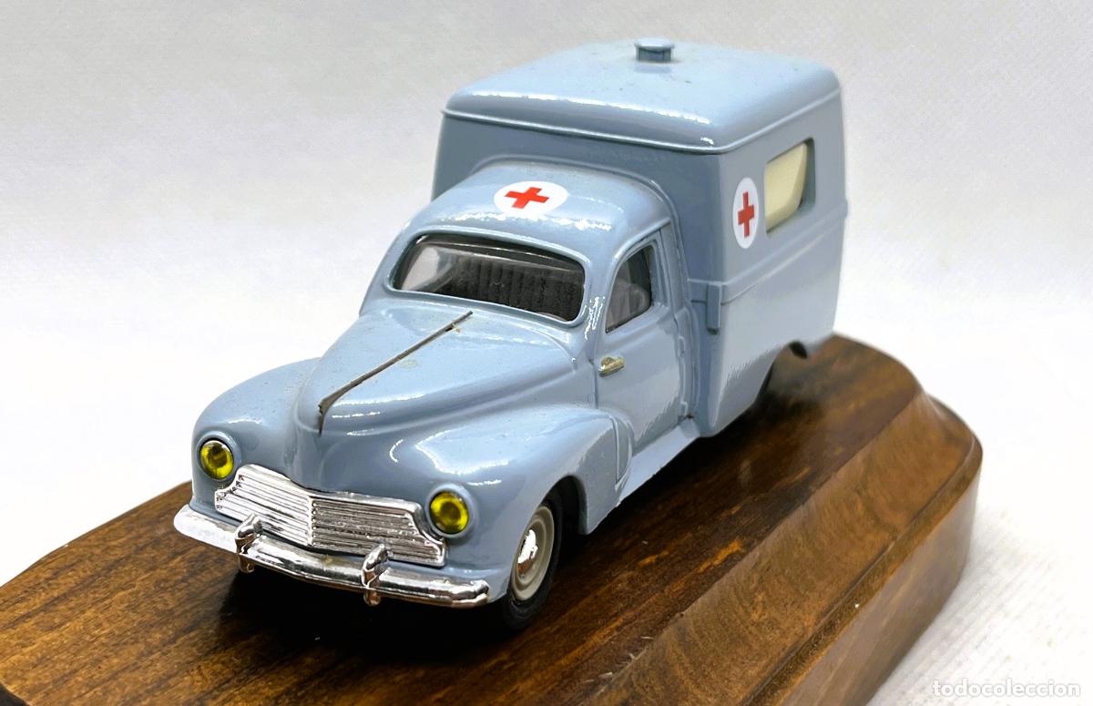 Coches a escala: LEADER, PEUGEOT 203 CRUZ ROJA, ESC. 1/43, RARO, COMO NUEVO - FLA
