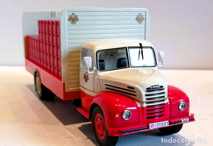Coches a escala: CAMION EBRO CERVEZAS EL AGUILA, ESC. 1/43, NUEVO SIN USO - FLA