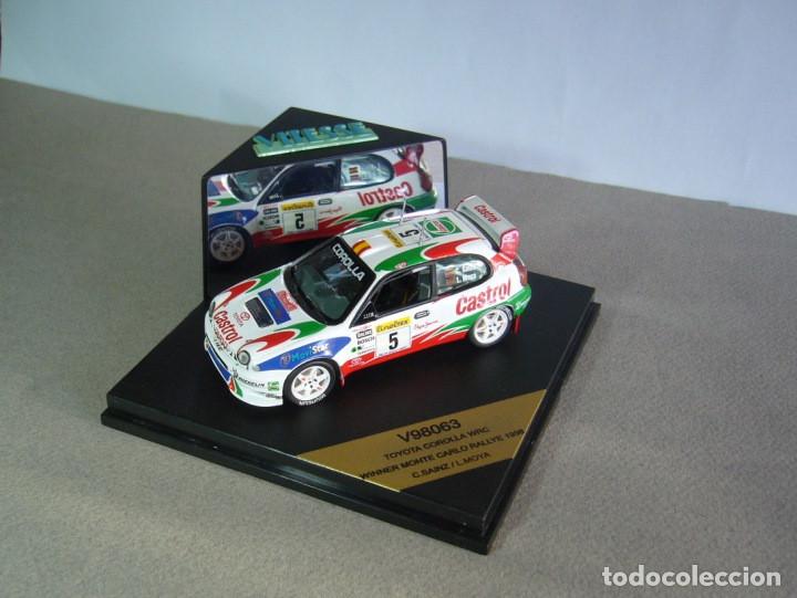 Coches a escala: Vitesse. Toyota Corolla WRC Sainz-Moya ganador del Rally de Montecarlo 1998