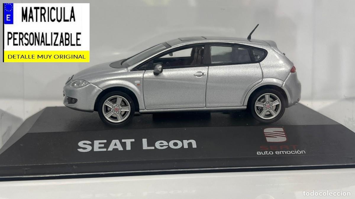 Coches a escala: 1/43 Seat Leon 2006 TDI MK2 plata silver techo solar