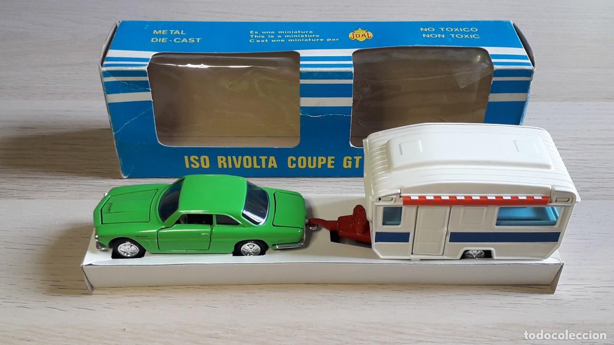Coches a escala: Iso Rivolta GT + Caravana # 150, metal esc. 1/43, Joal Ibi made in Spain, original a&ntilde;os 70. Con caja