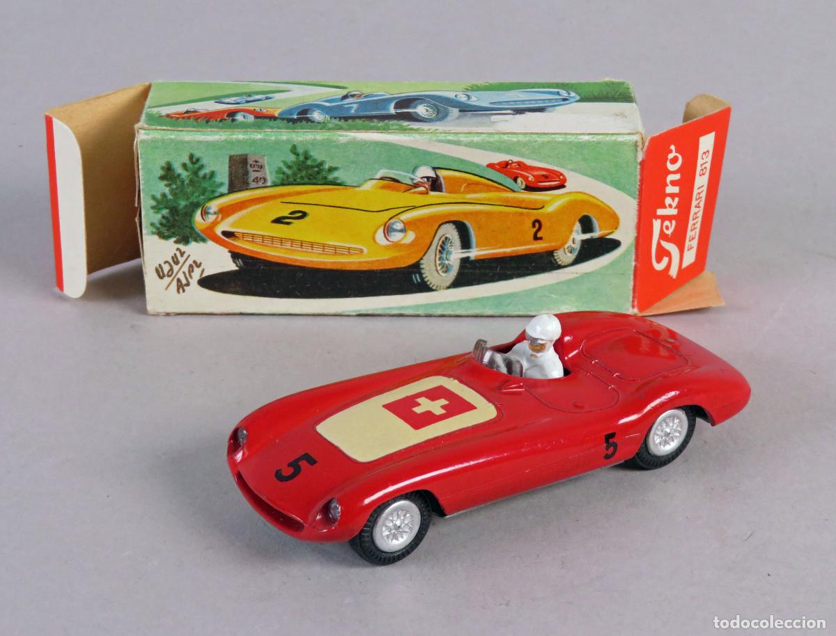 Coches a escala: Ferrari Monza Bandera Suiza Tekno 813 1/43 Denmark con caja a&ntilde;os 60