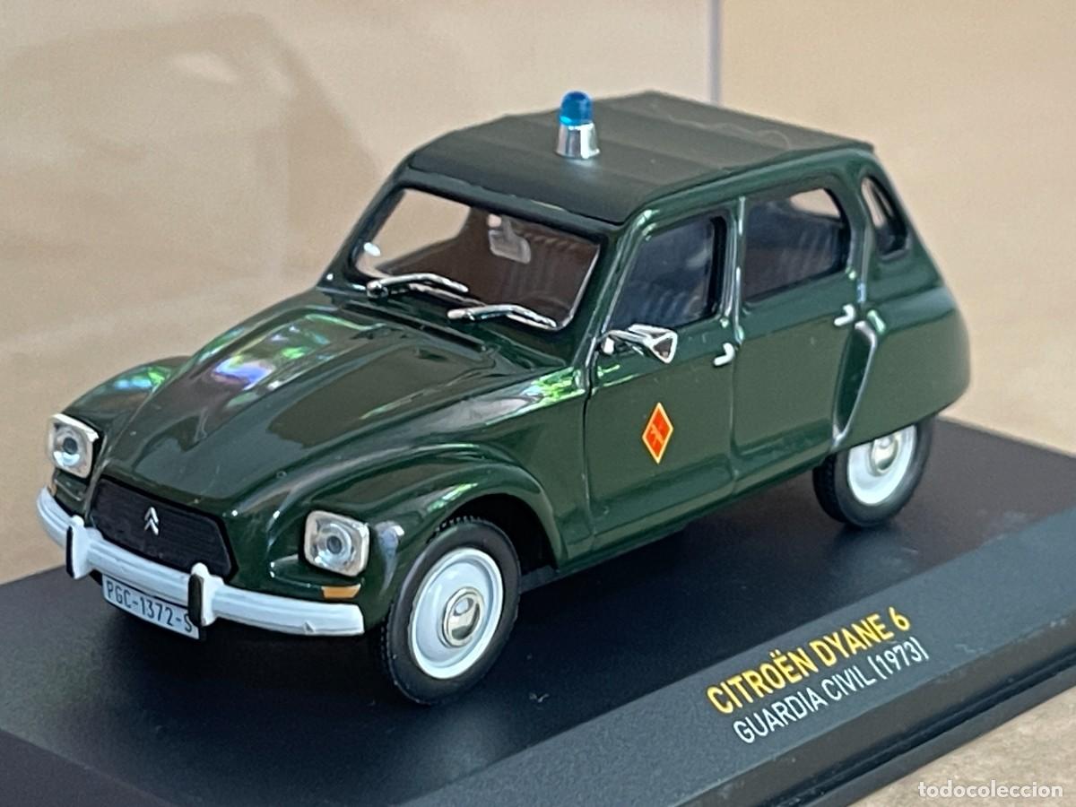Coches a escala: Coche CITRO&Euml;N DYANE 6 Guardia Civil (1973) 1:43 die-cast metal car ixo altaya pgc
