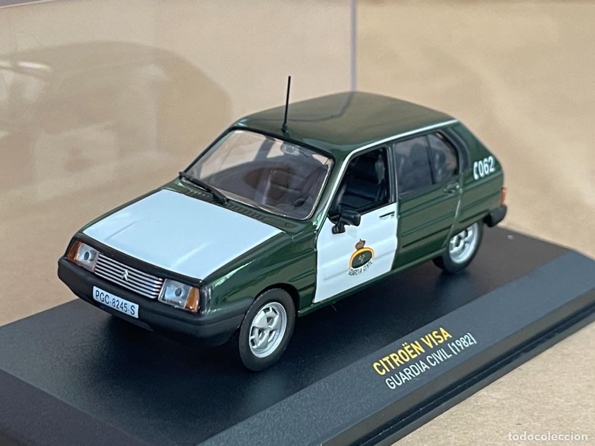 Coches a escala: Coche CITRO&Euml;N VISA Guardia Civil (1982) 1:43 die-cast metal car ixo altaya pgc
