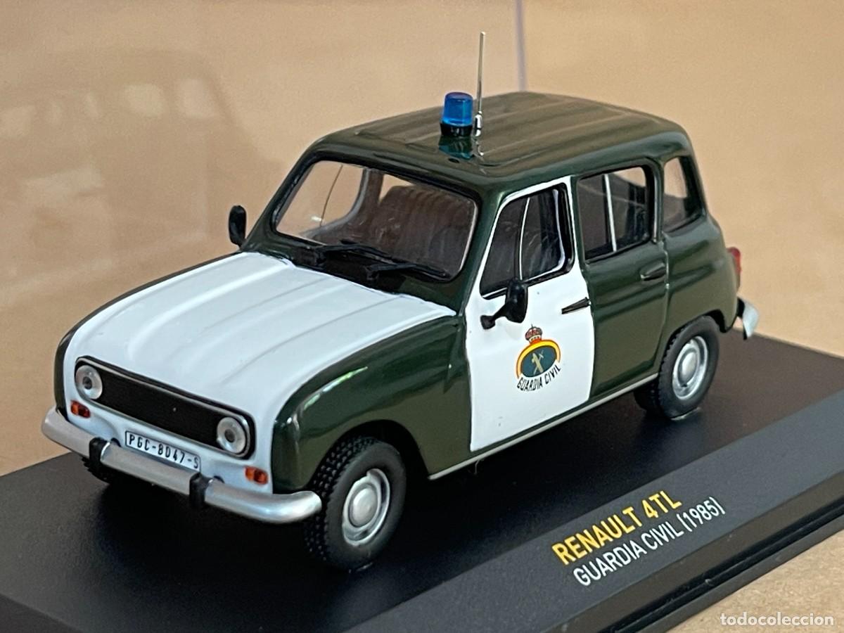 Coches a escala: Coche RENAULT 4TL Guardia Civil (1985) 1:43 die-cast metal car ixo altaya r4 4tl r-4 pgc