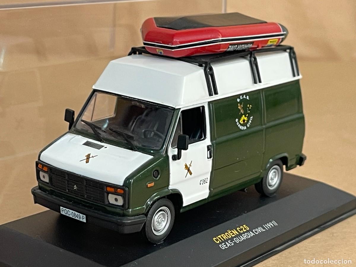 Coches a escala: Furgoneta CITRO&Euml;N C25 GEAS - Guardia Civil (1991) 1:43 die-cast altaya actividades subacu&aacute;ticas pgc
