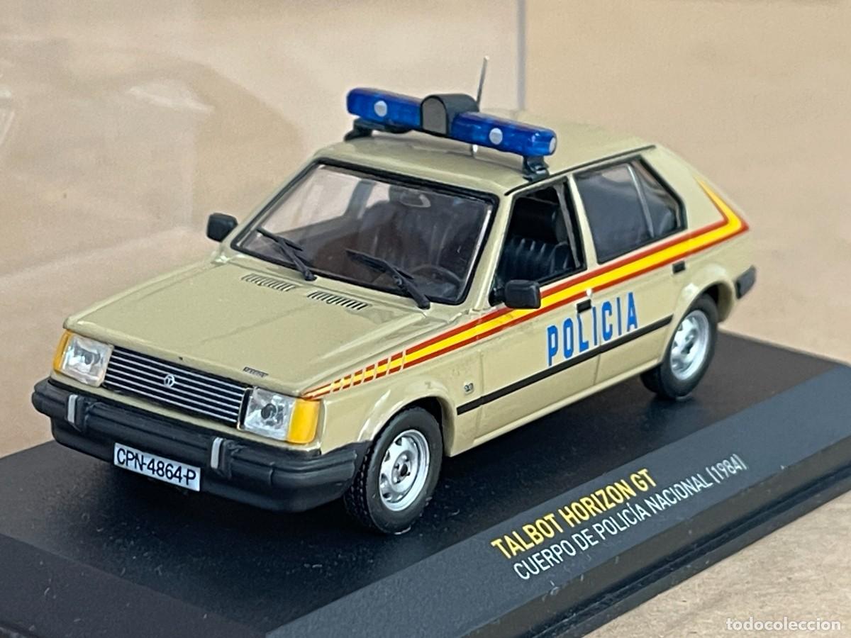 Coches a escala: Coche TALBOT HORIZON GT Cuerpo de Polic&iacute;a Nacional (1984) 1:43 die-cast metal car altaya cpn