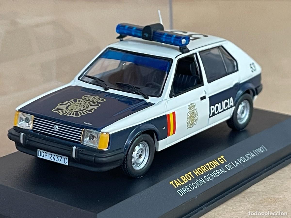 Coches a escala: Coche TALBOT HORIZON GT Direcci&oacute;n General de la Polic&iacute;a (1987) 1:43 die-cast metal car altaya dgp
