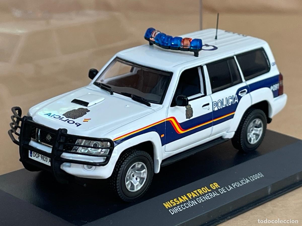 Coches a escala: Coche NISSAN PATROL GR Direcci&oacute;n General de la Polic&iacute;a (2005) 1:43 die-cast metal car altaya dgp