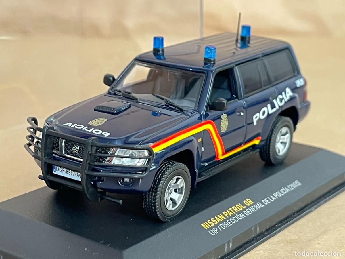 Coches a escala: Coche NISSAN PATROL GR UIP Direcci&oacute;n General de la Polic&iacute;a (2005) 1:43 die-cast metal car altaya dgp