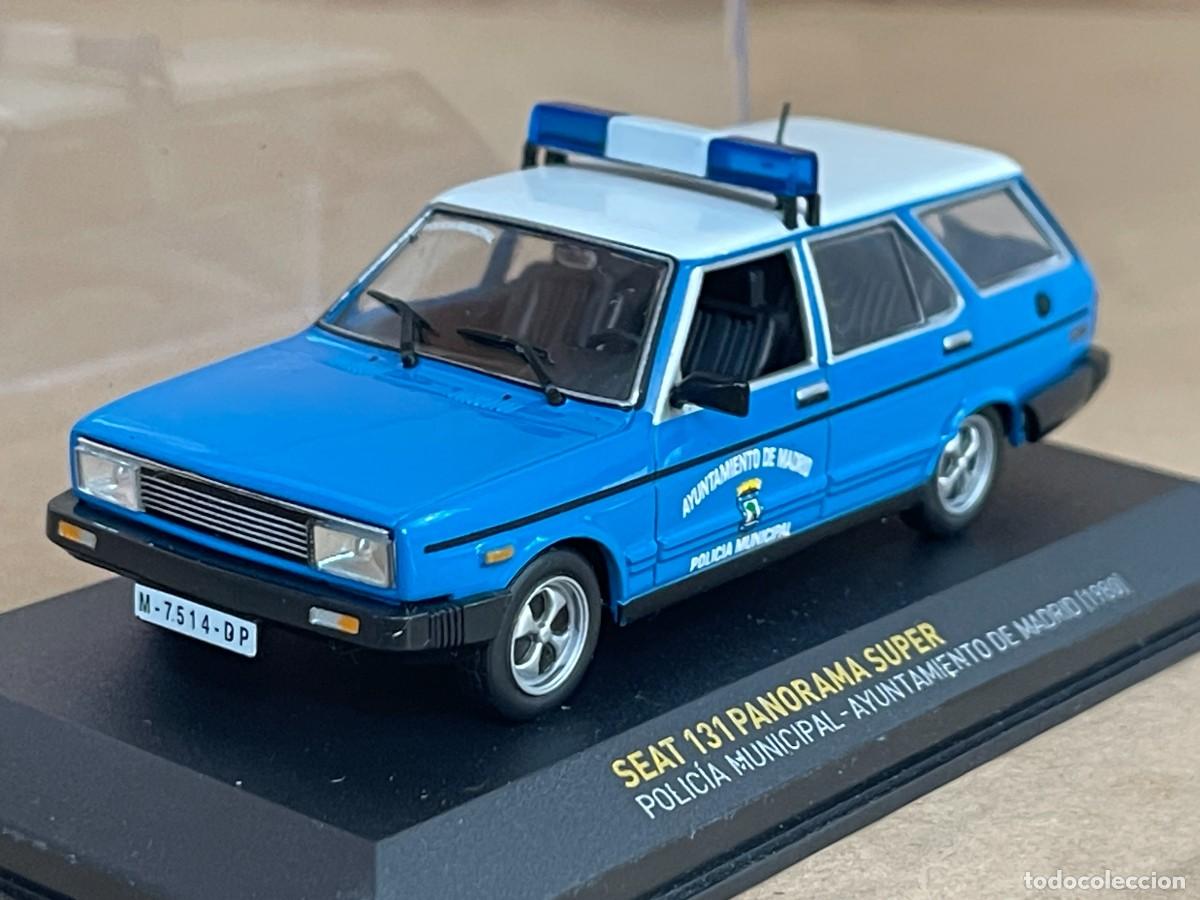 Coches a escala: Coche SEAT 131 PANORAMA SUPER Polic&iacute;a Municipal - Ayuntamiento de Madrid (1980) 1:43 die-cast altaya