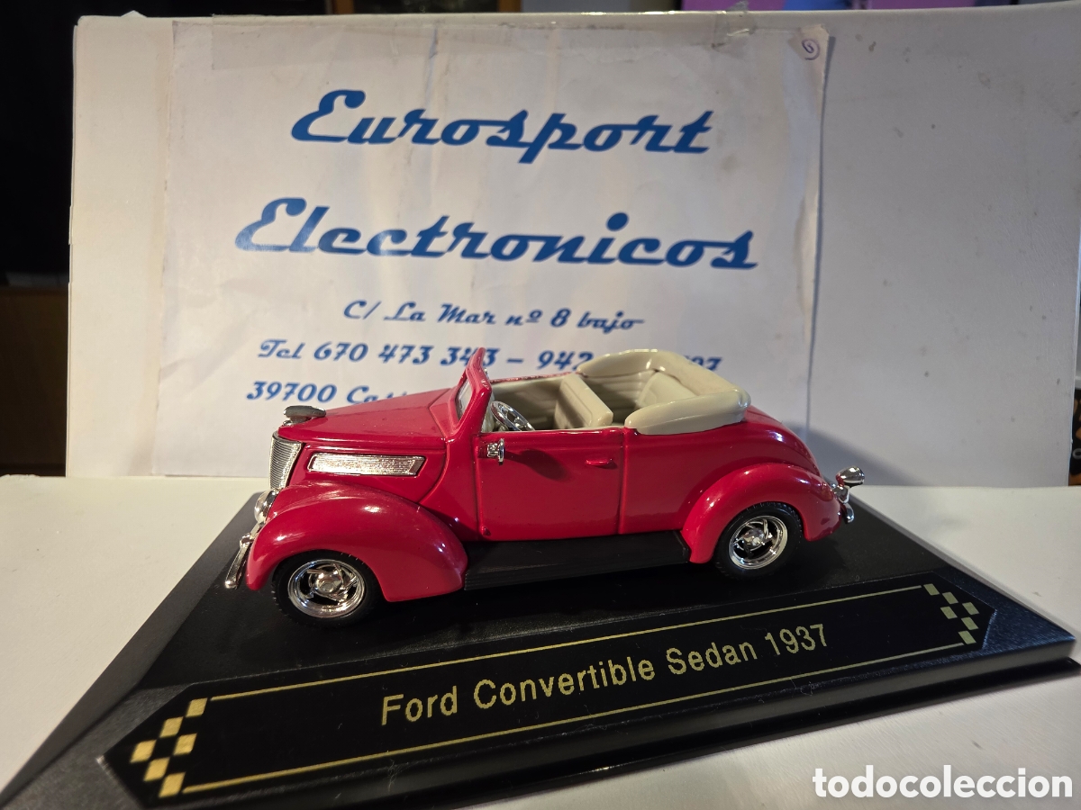 Coches a escala: Ford Convertible Sedan 1937 escala 1/43