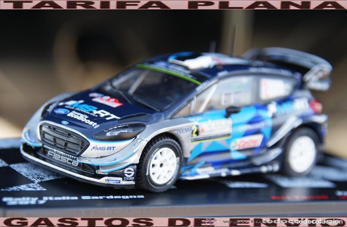 Coches a escala: FORD FIESTA WRC RALLYE DE ITALIA SARDEGNA 2017 OTT TANAK - JARVCOJA MARTIN ESCALA 1:43 DE ALTAYA EN