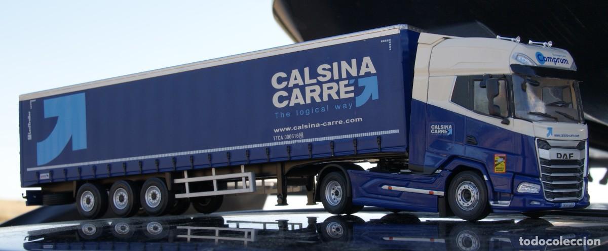 Model Cars: CAMION DAF XG TRANSPORTES CALSINA CARRE 2022 ESCALA 1/43 DE SALVAT EN CAJA