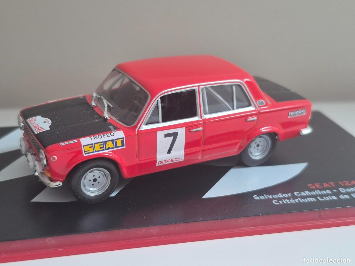 Coches a escala: 1/43 COCHE SEAT 124 CA&Ntilde;ELLAS FERRETER RALLY CRITERIUM LUIS BAVIERA RALLYE 1:43