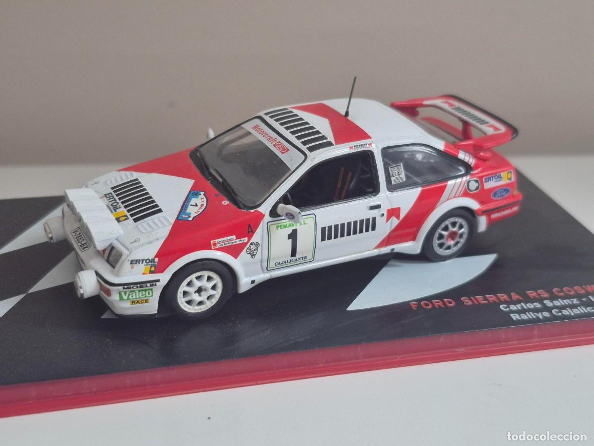 Coches a escala: 1/43 COCHE FORD SIERRA COSWORTH SAINZ MOYA RALLYE CAJA ALICANTE 1988 RALLY 1:43 IXO ALTAYA