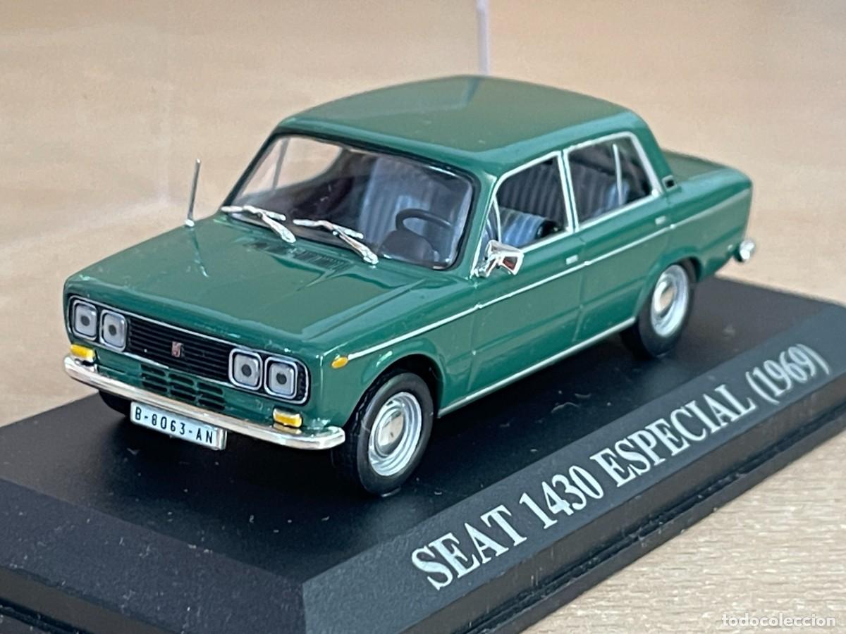 Coches a escala: Coche SEAT 1430 ESPECIAL (1969) matr&iacute;cula Barcelona 1:43 die-cast metal car 1/43 altaya