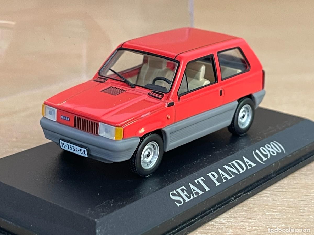 Coches a escala: Coche SEAT Panda (1980) matr&iacute;cula Madrid 1:43 die-cast metal car 1/43 altaya