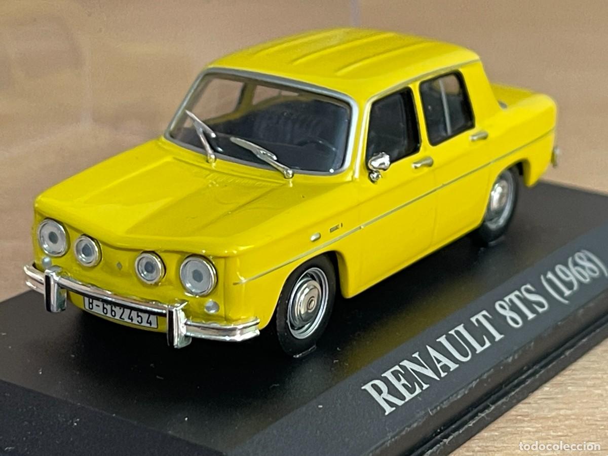 Auto in scala: Coche RENAULT 8TS 8 TS (1968) matr&iacute;cula Barcelona 1:43 die-cast metal car 1/43 altaya R8 R-8
