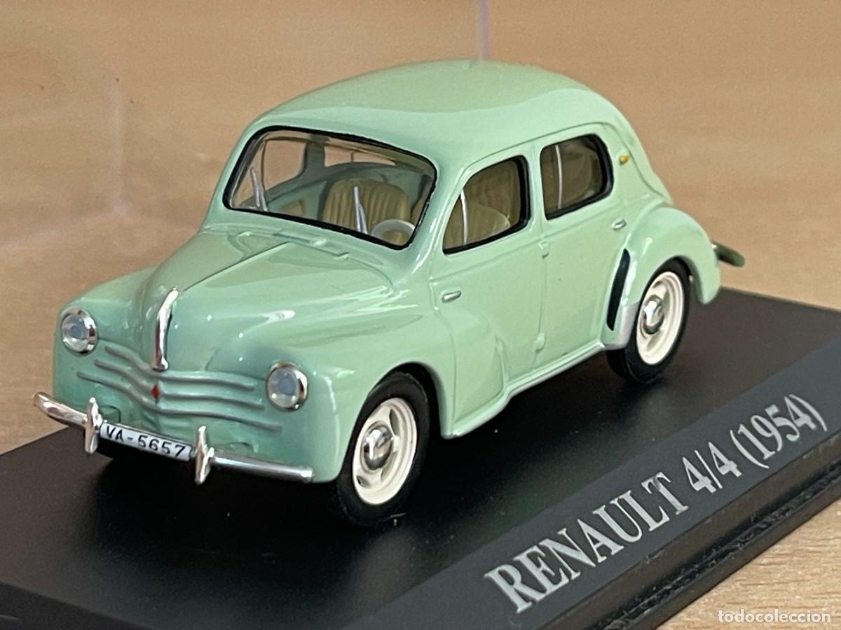 Auto in scala: Coche RENAULT 4/4 (1954) matr&iacute;cula Valladolid 1:43 die-cast metal car 1/43 altaya renault 4