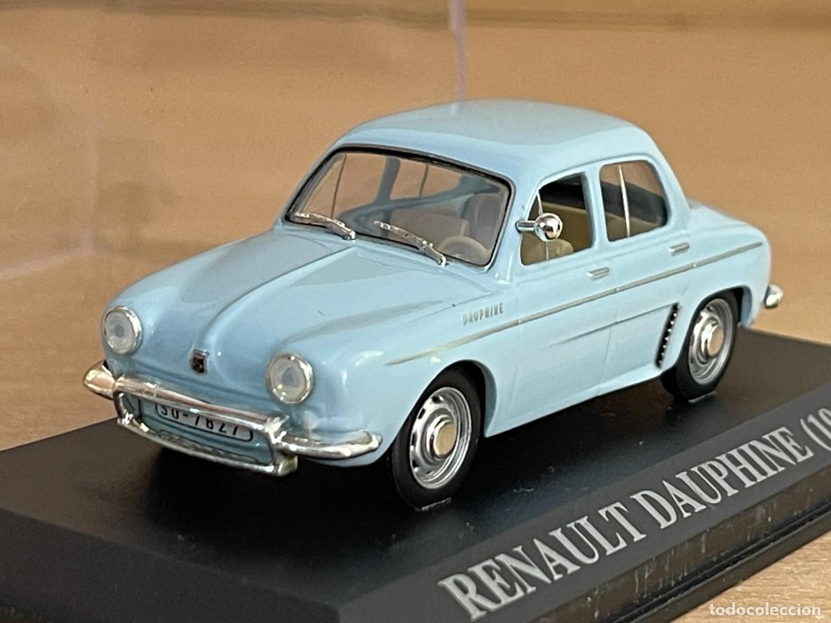 Coches a escala: Coche RENAULT DAUPHINE (1961) matr&iacute;cula Soria 1:43 die-cast metal car 1/43 altaya