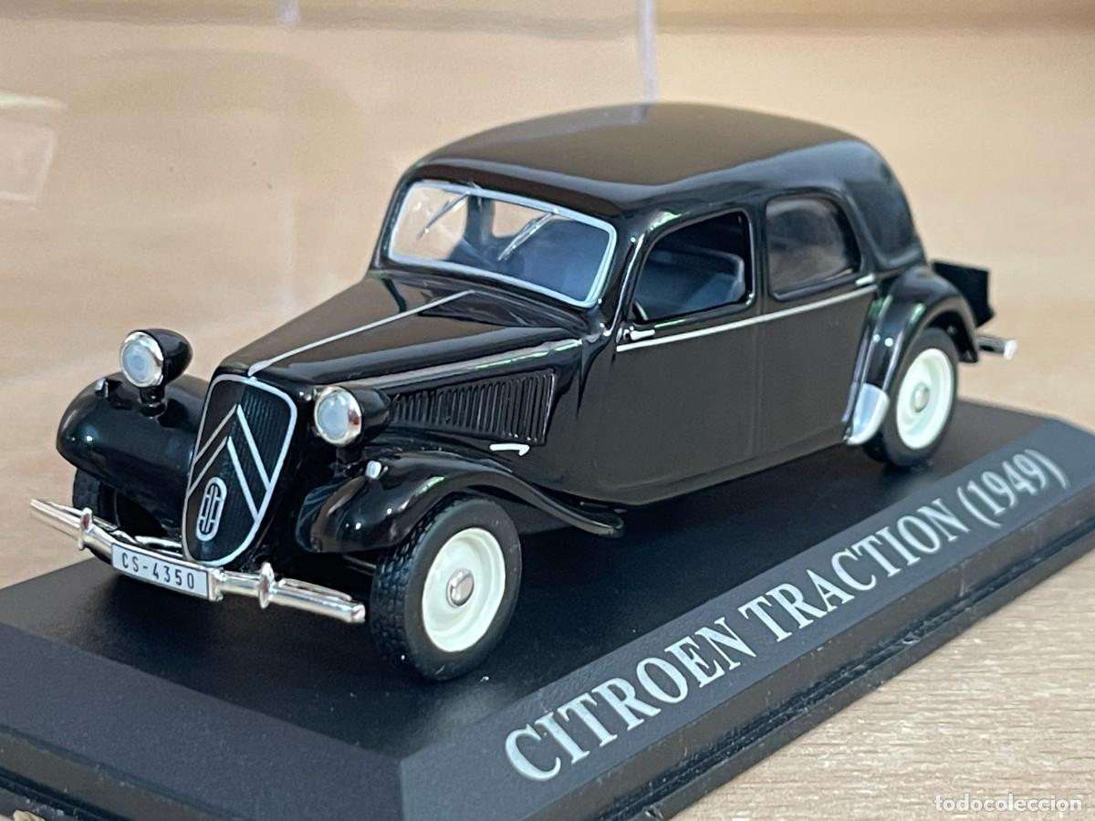 Auto in scala: Coche CITRO&Euml;N TRACTION (1949) matr&iacute;cula Castell&oacute;n 1:43 die-cast metal car 1/43 altaya