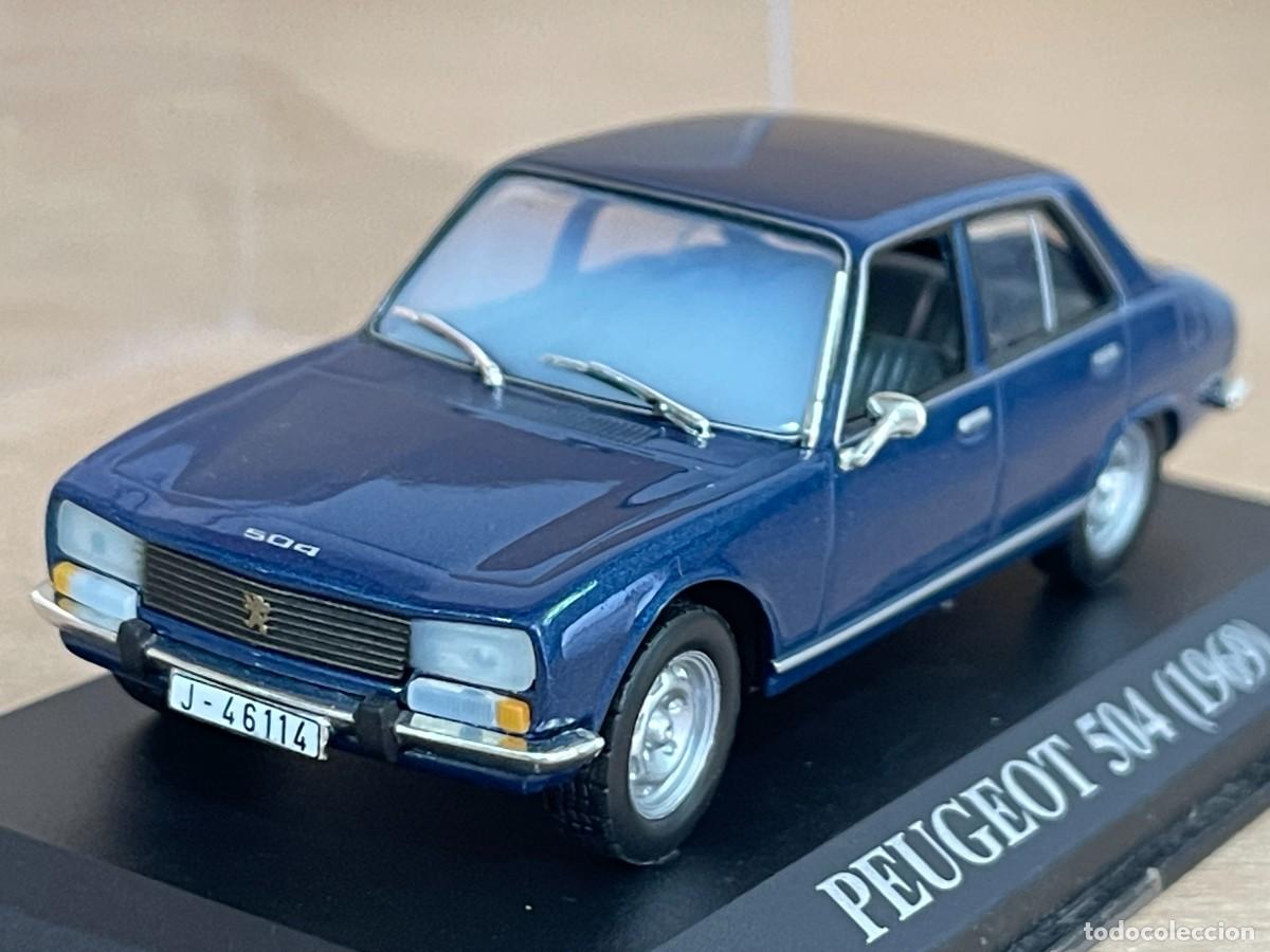 Coches a escala: Coche PEUGEOT 504 (1969) matr&iacute;cula Jaen 1:43 die-cast metal car 1/43 altaya