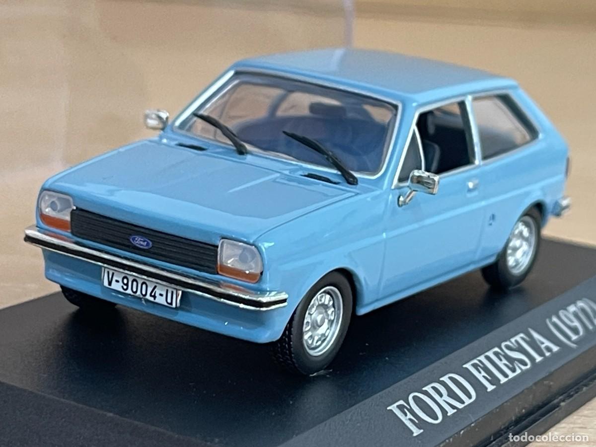 Coches a escala: Coche FORD FIESTA (1972) matr&iacute;cula Valencia 1:43 die-cast metal car 1/43 altaya
