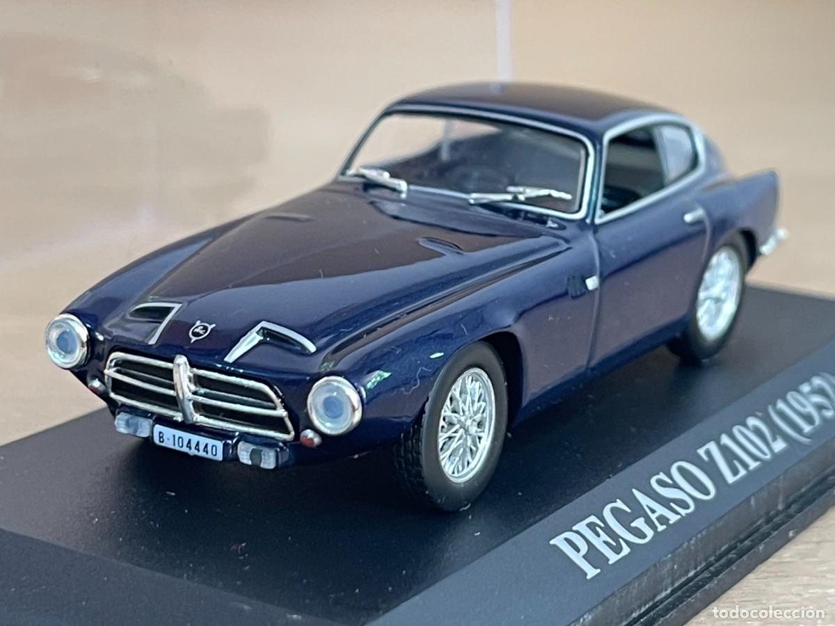 Coches a escala: Coche PEGASO Z102 (1952) matr&iacute;cula Barcelona 1:43 die-cast metal car 1/43 altaya Z 102 Z-102