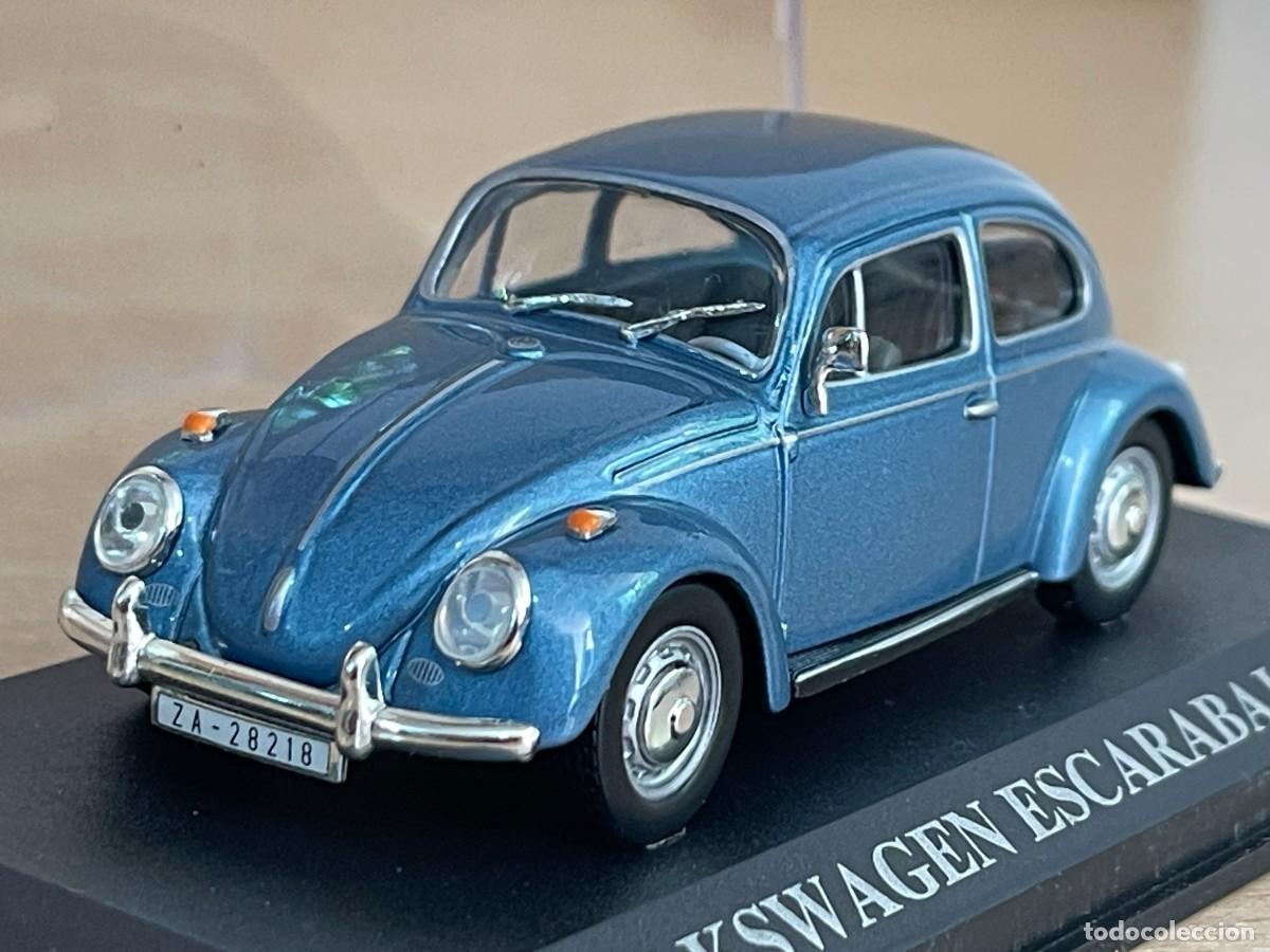 Coches a escala: Coche VOLKSWAGEN ESCARABAJO (1960) matr&iacute;cula Zamora 1:43 die-cast metal car 1/43 altaya beetle
