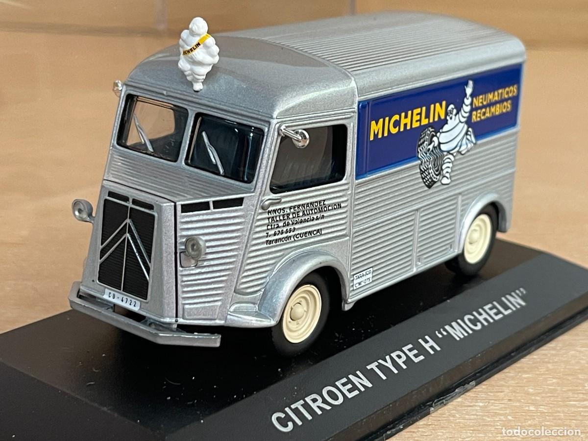 Coches a escala: Furgoneta CITRO&Euml;N TYPE H MICHELIN matr&iacute;cula Cuenca 1:43 die-cast metal car 1/43 altaya