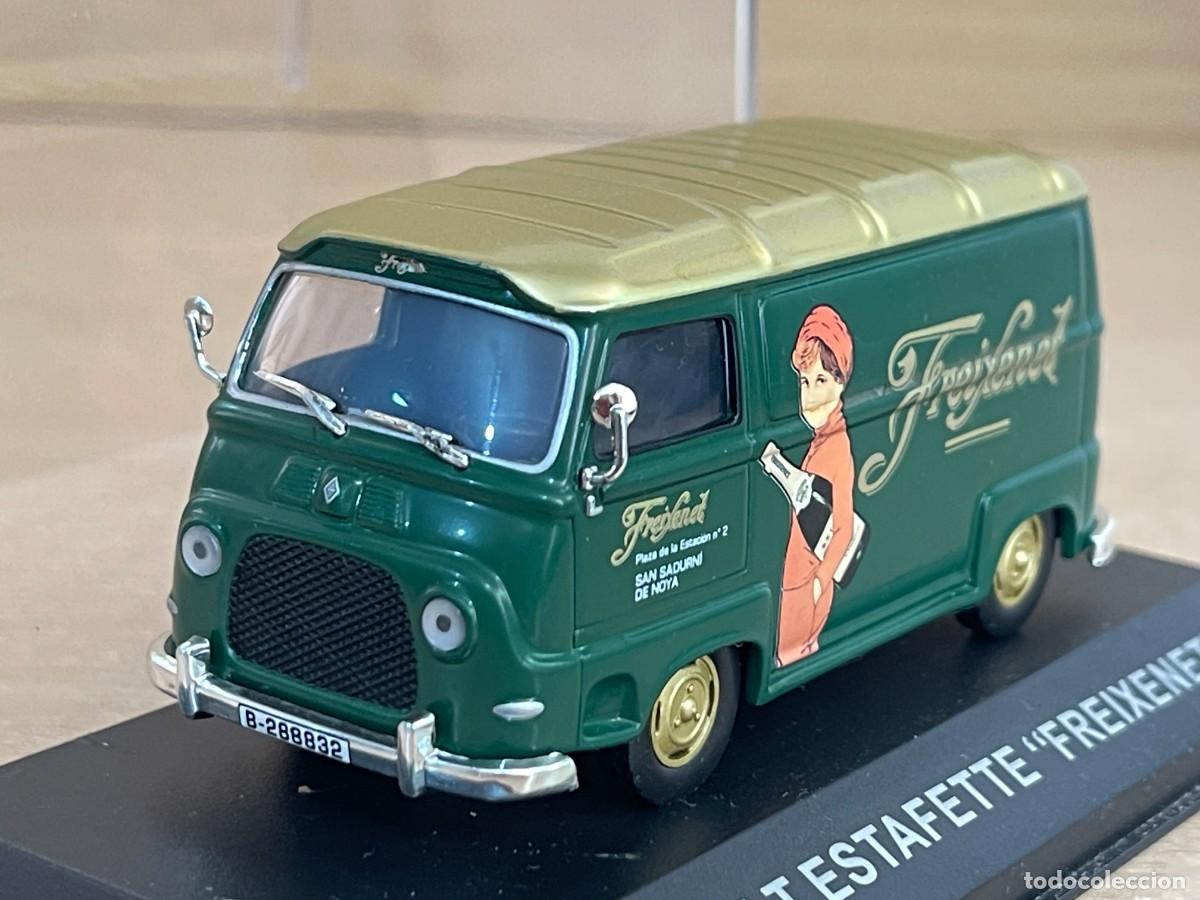 Coches a escala: Furgoneta RENAULT ESTAFETTE FREIXENET matr&iacute;cula Barcelona 1:43 die-cast metal car 1/43 altaya
