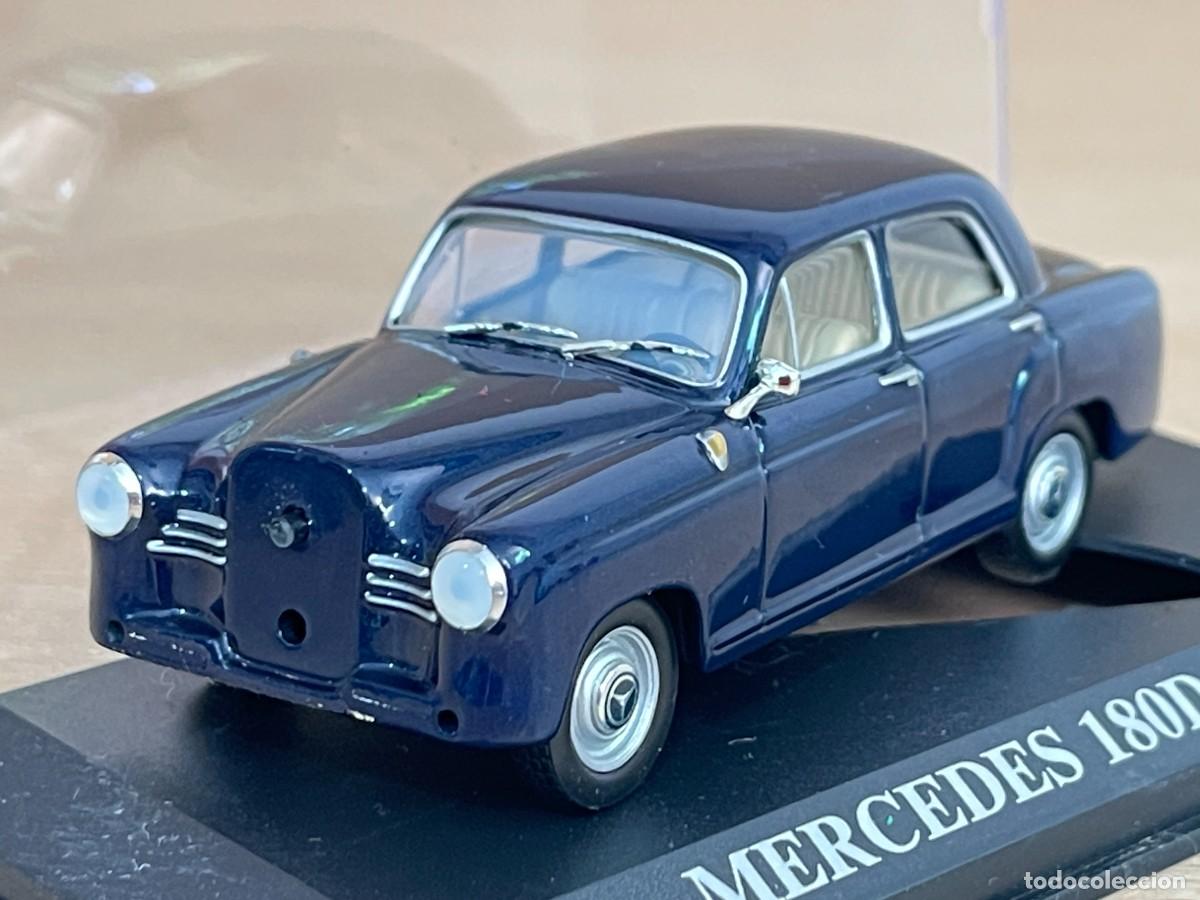 Coches a escala: Coche MERCEDES 180 (1957) matr&iacute;cula Santander 1:43 die-cast metal car 1/43 altaya