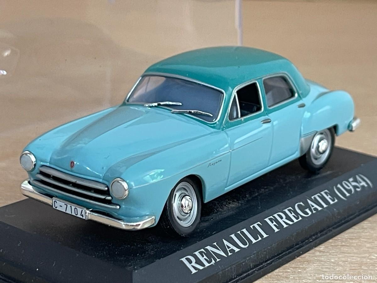 Coches a escala: Coche RENAULT FREGATE (1954) matr&iacute;cula Coru&ntilde;a 1:43 die-cast metal car 1/43 altaya