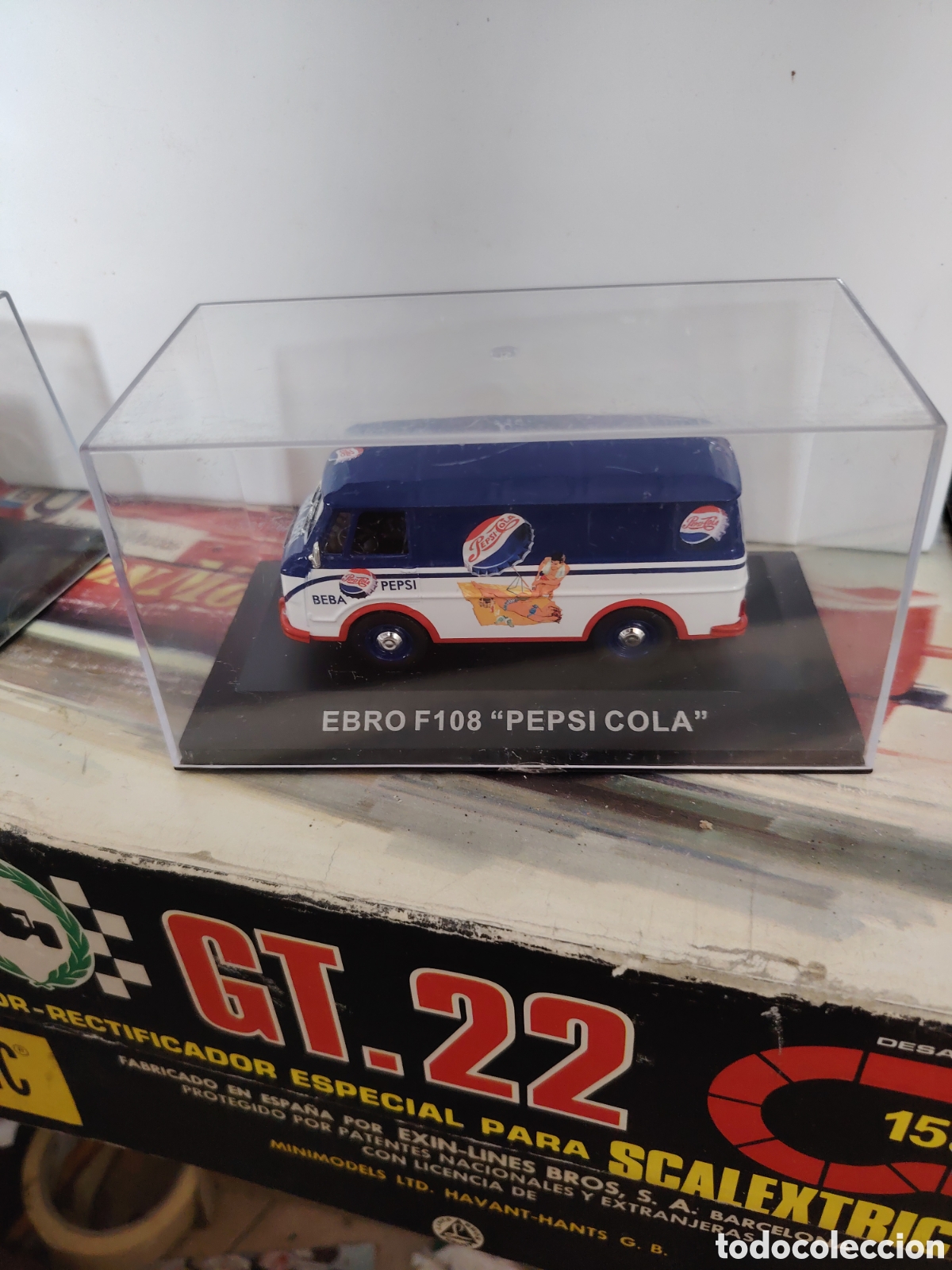 Coches a escala: Altaya Ebro f108 pepsi cola