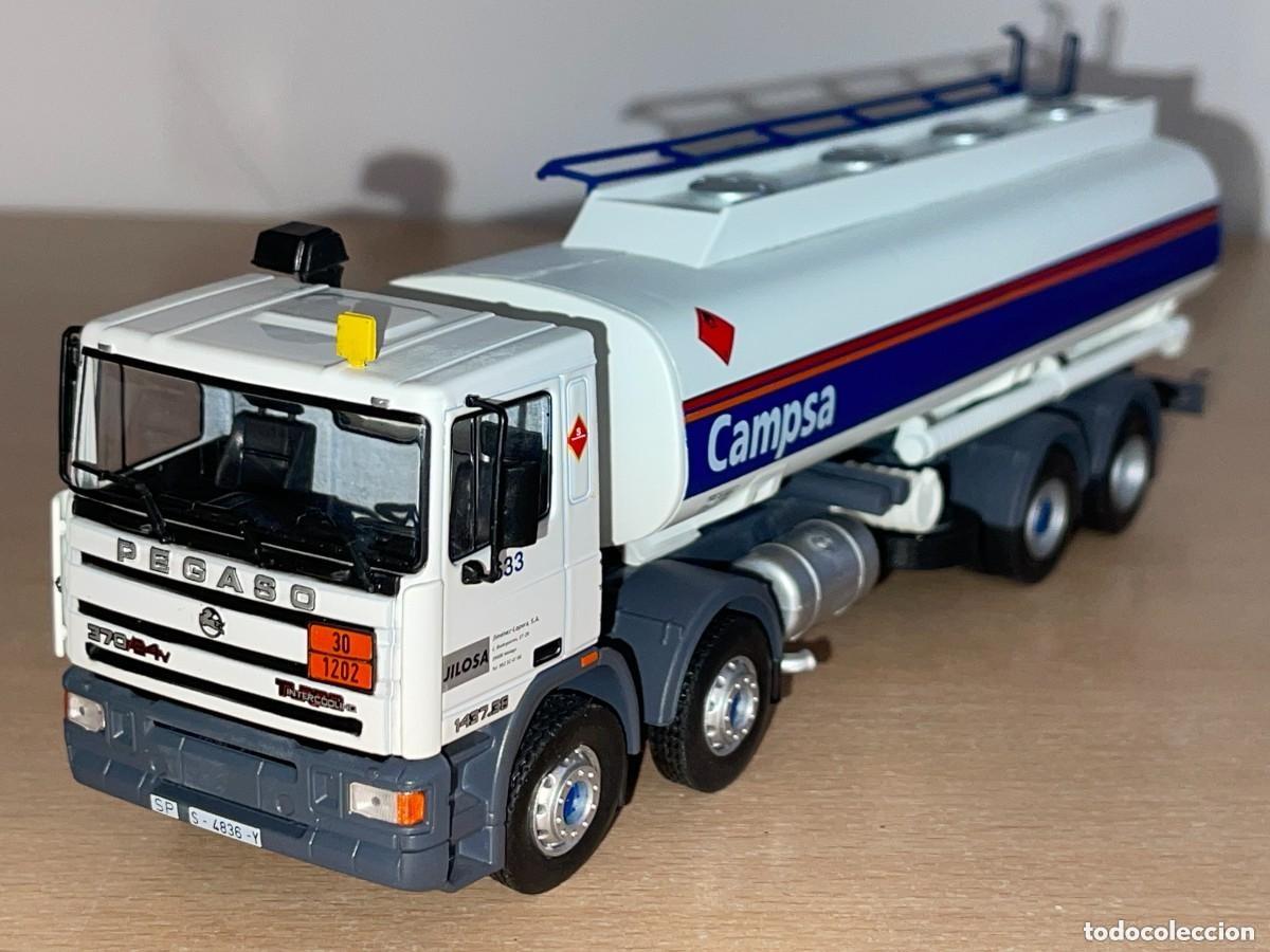Coches a escala: Cami&oacute;n Pegaso TRONER 1437 370 Turbo Intercooler Cisterna CAMPSA escala 1:43 ixo