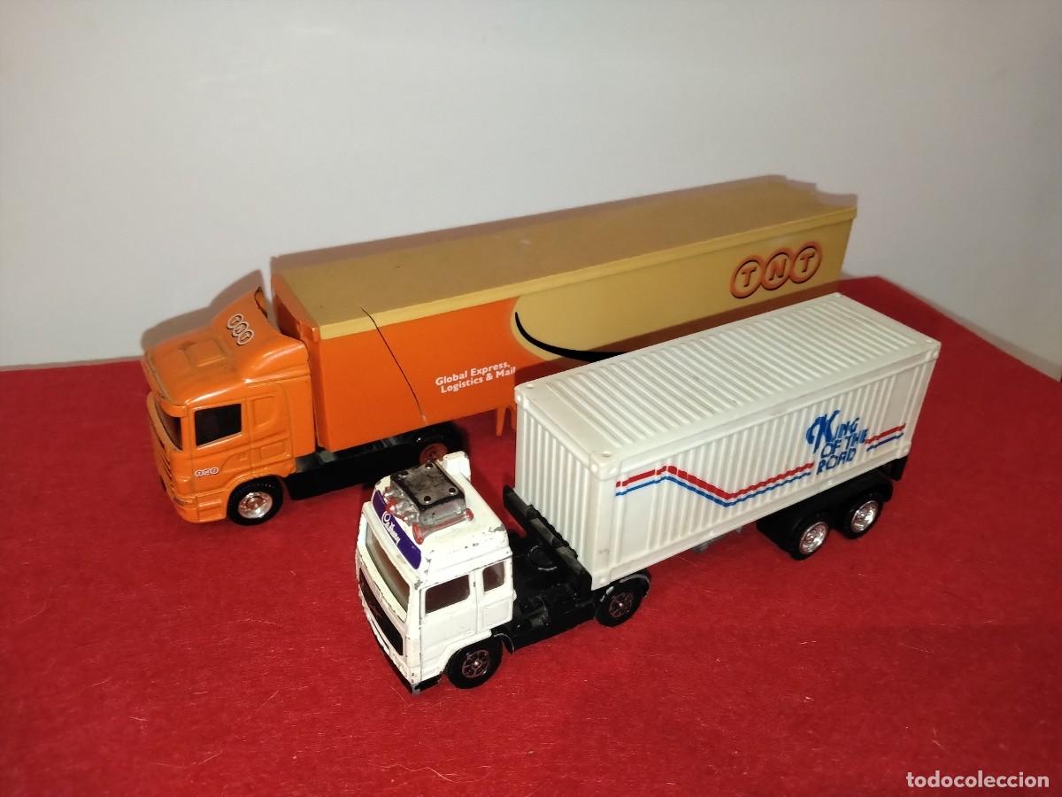 Coches a escala: LOTE 2 CAMIONES TNT Y KING OF THE ROAD (VER FOTOS)ESCALA 1/43