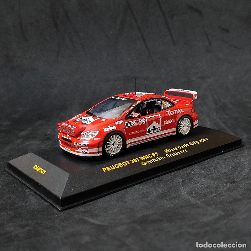 Coches a escala: IXO, Marlboro Gr&ouml;nholm, 307 WRC, Monte 2004