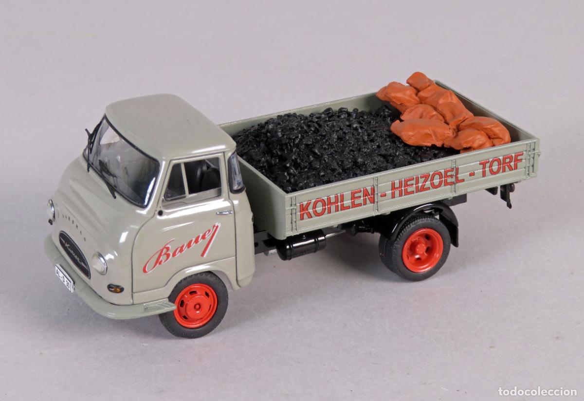 Coches a escala: Cami&oacute;n transporte Hanomag Bauer Schuco Kurier truck 3256 1/43