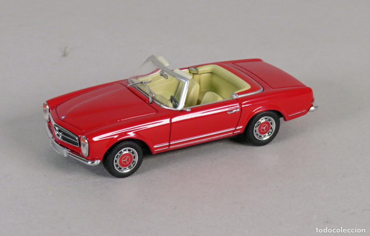 Coches a escala: Mercedes Benz 230 SL 280 SL Minichamps 1/43 1963 - 1971 rojo