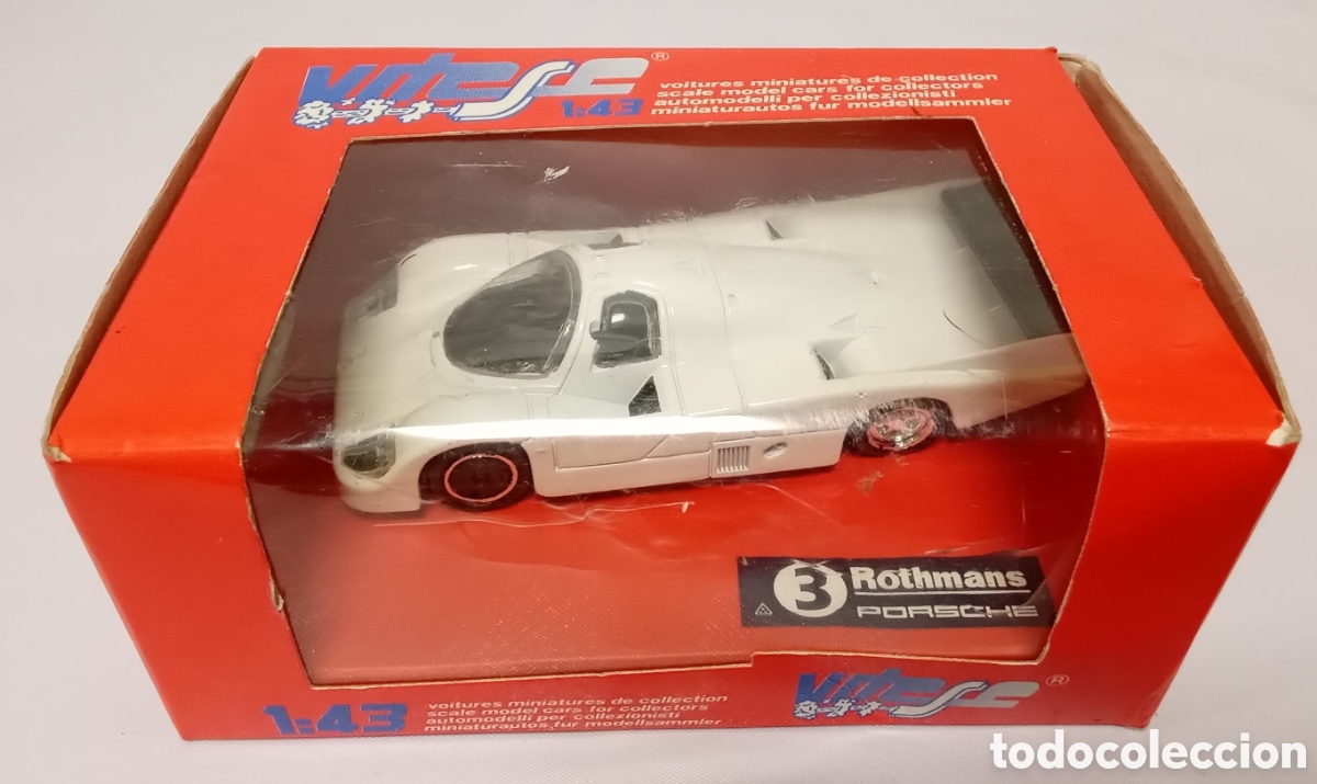 Coches a escala: Porsche 956 Rothmans 24h Du Mans 1983 Vitasse 1:43