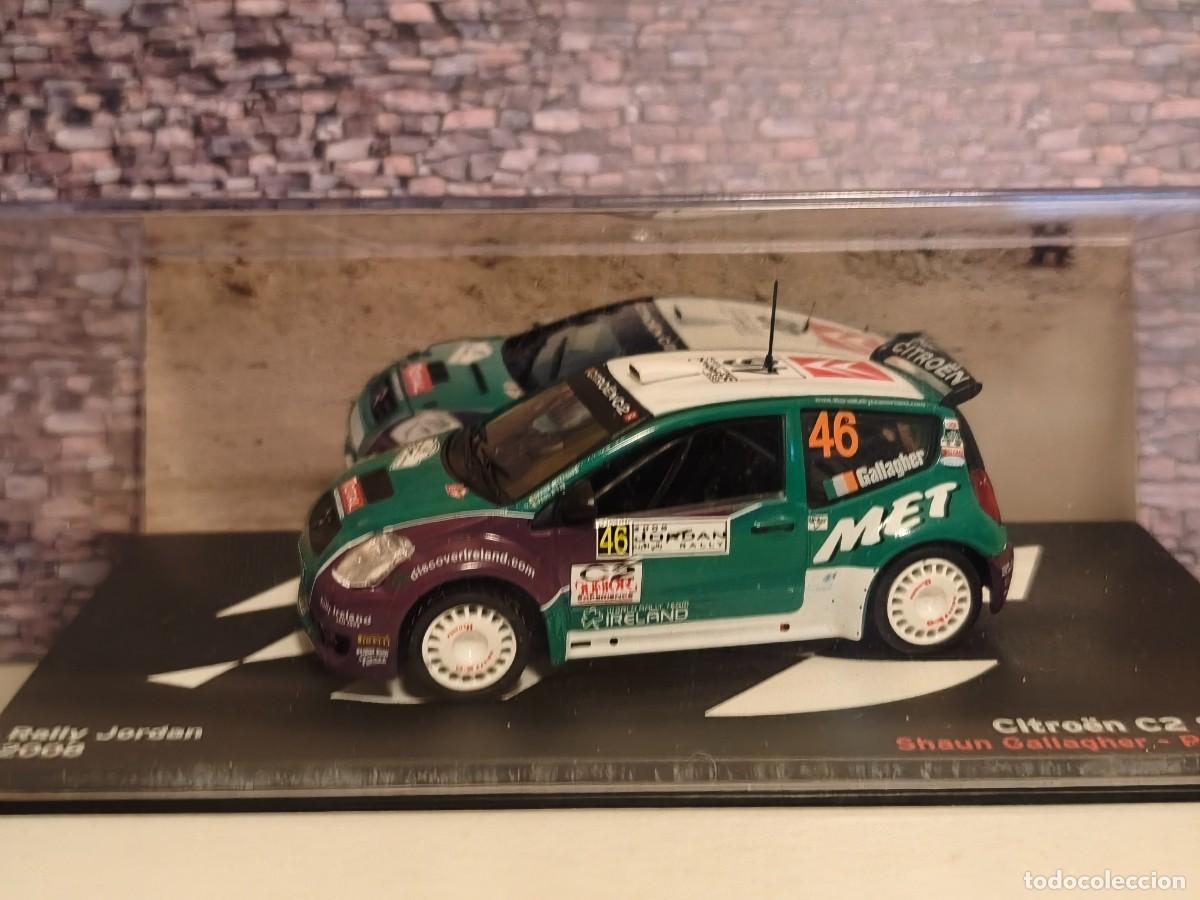 Coches a escala: Rally. Citroen C2 S1600. S. Gallagher-Jordania 2008. Escala 1/43. Leer bien descripci&oacute;n