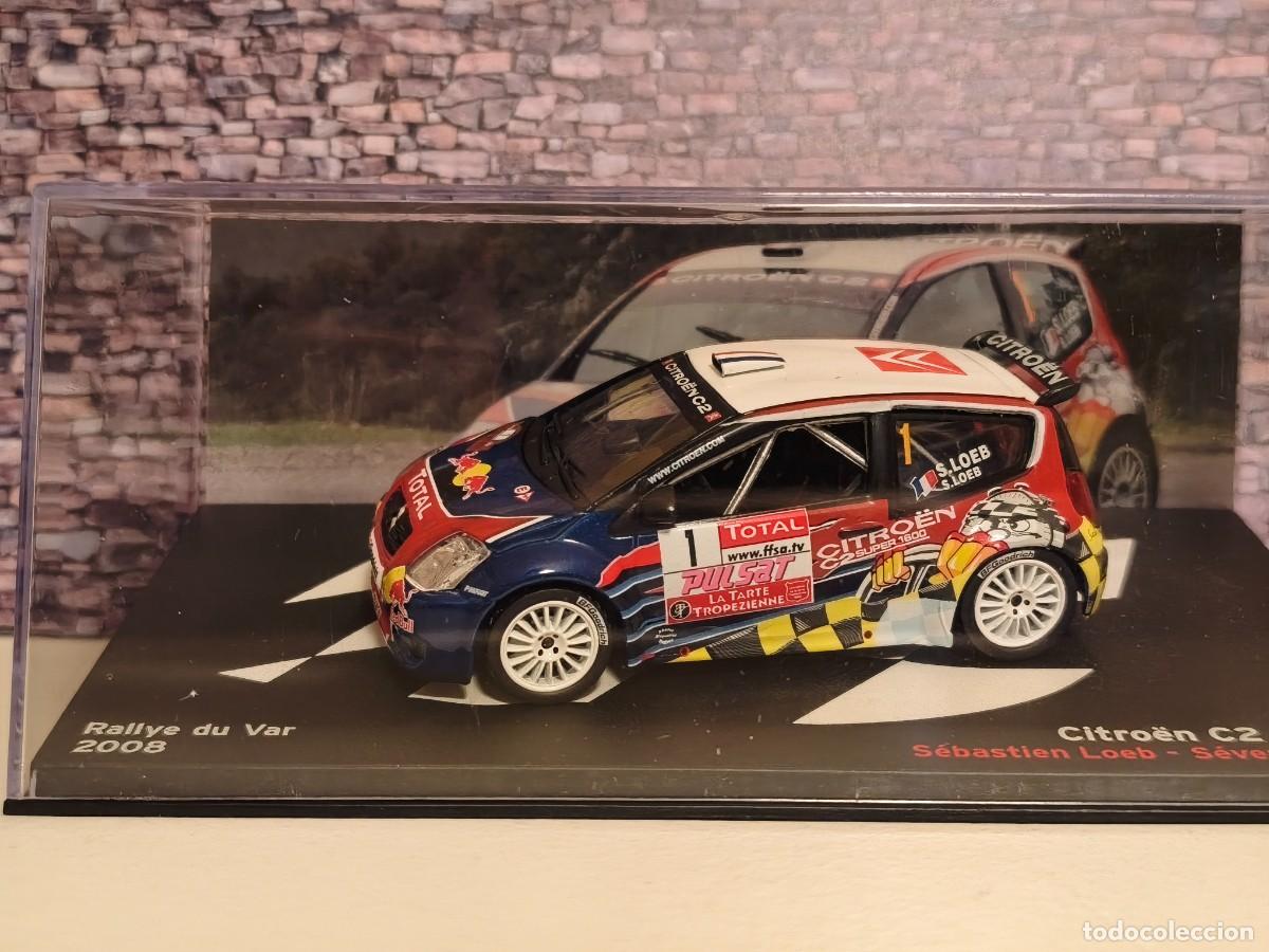 Coches a escala: Rally. Citroen C2 S1600. S. Loeb-Du Var 2008. Escala 1/43. Leer bien descripci&oacute;n