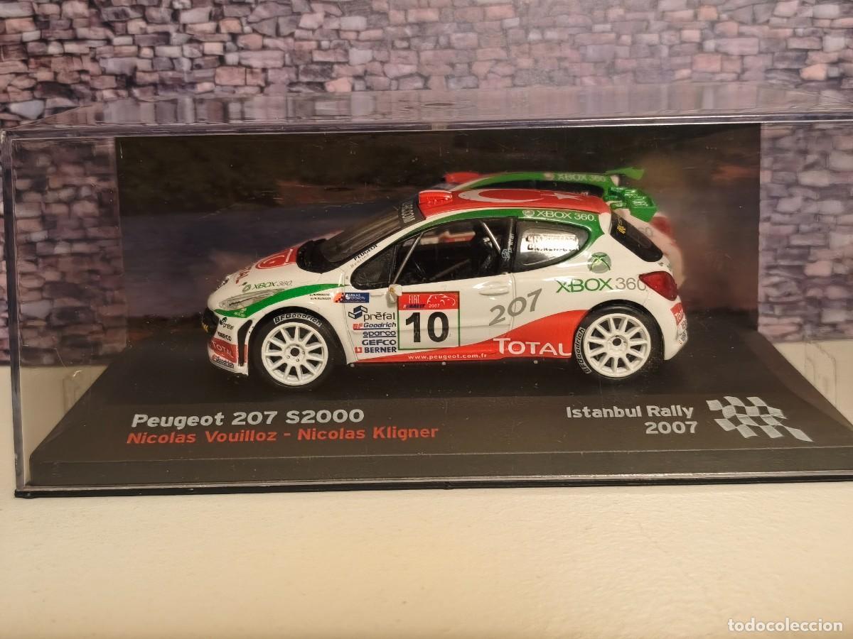 Coches a escala: Rally. Peugeot 207 S2000. N. Vouilloz-Estambul 2007. Escala 1/43. Leer bien descripci&oacute;n