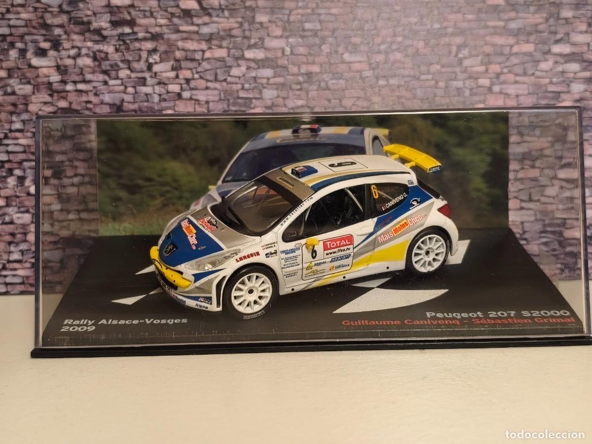 Coches a escala: Rally. Peugeot 207 S2000. G. Canivenq-Alsacia 2009. Escala 1/43. Leer bien descripci&oacute;n