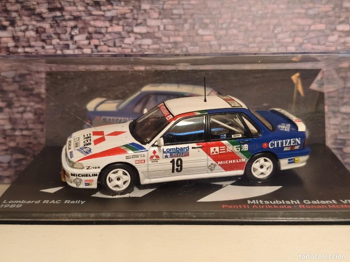 Coches a escala: Rally. Mitsubishi Galant VR4. P. Airikkala-RAC Lombardia 1989. Escala 1/43. Leer bien descripci&oacute;n