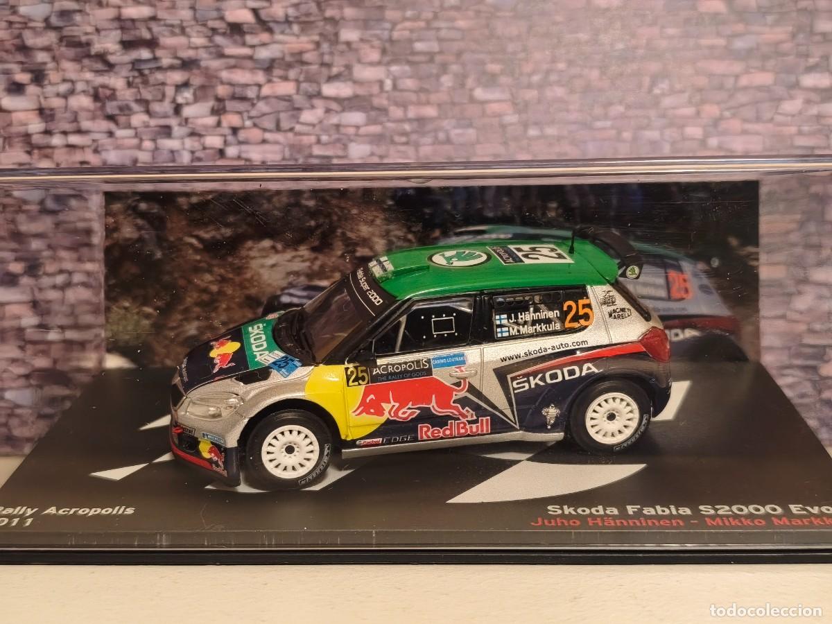 Coches a escala: Rally. Skoda Fabia S2000. J. Hanninen-Acropolis 2011. Escala 1/43. Leer bien descripci&oacute;n