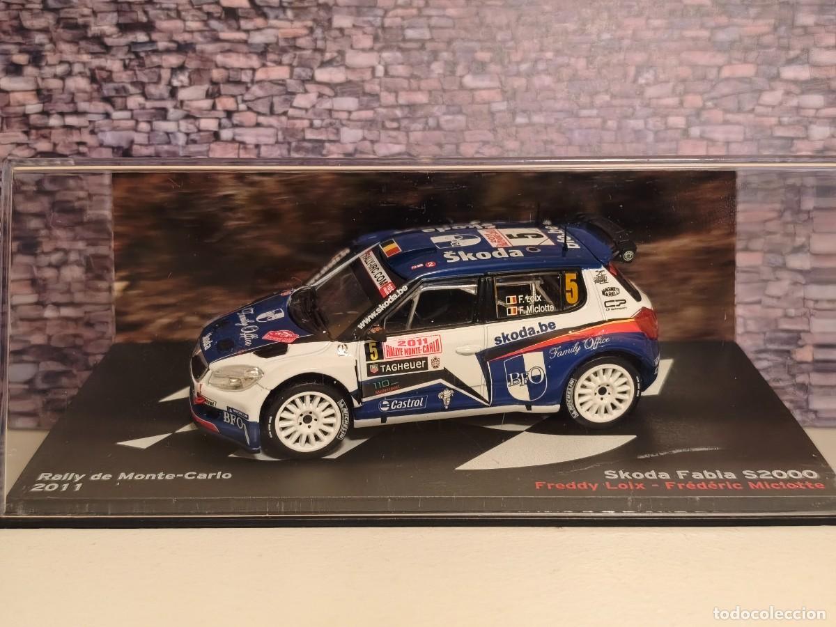 Coches a escala: Rally. Skoda Fabia S2000. F. Loix-Montecarlo 2011. Escala 1/43. Leer bien descripci&oacute;n