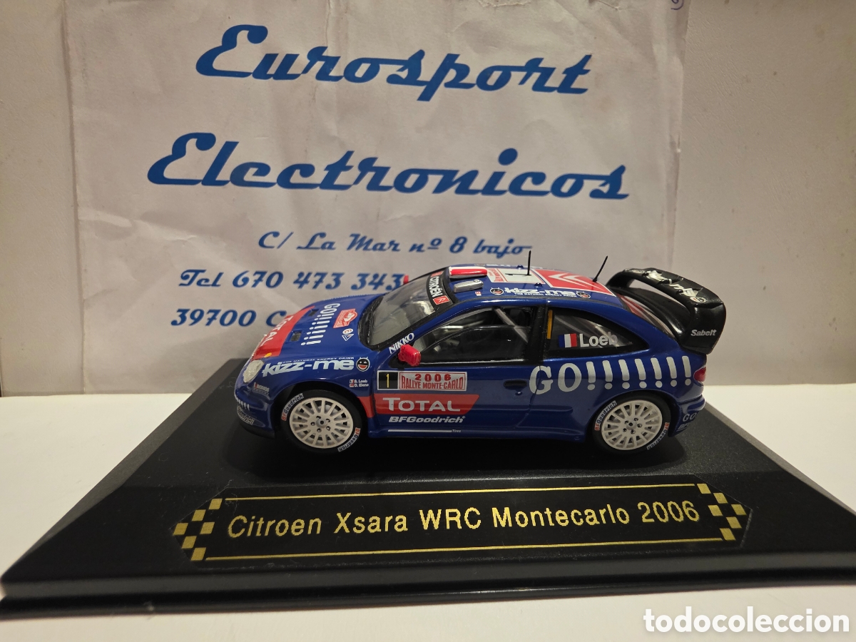 Coches a escala: Citro&euml;n Xsara WRC Montecarlo escala 1/43