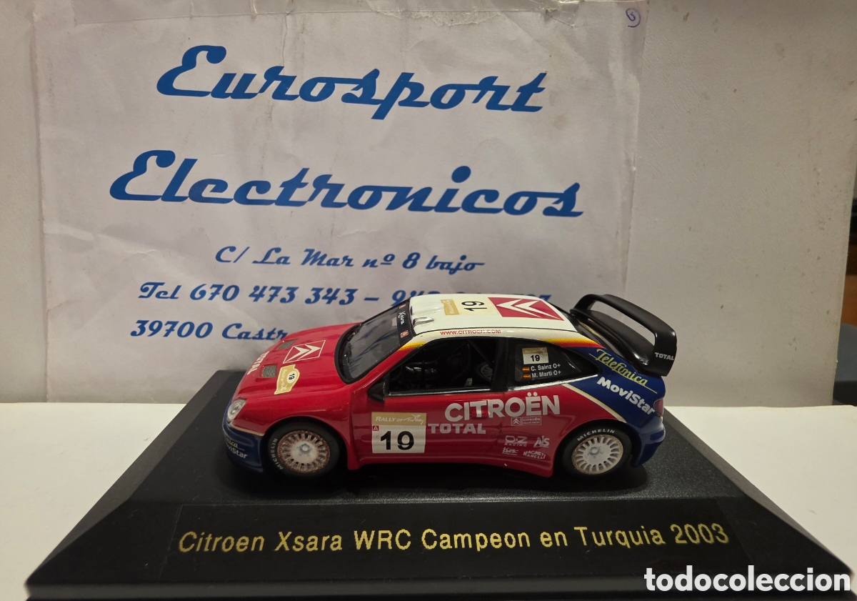 Coches a escala: Citro&euml;n Xsara WRC Turqu&iacute;a escala 1/43